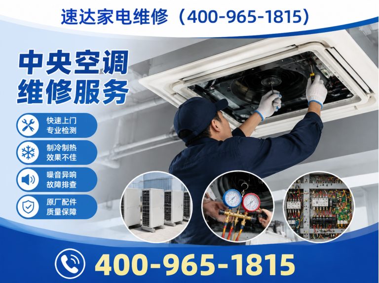 临夏中央空调维修展示图